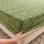 Fitted Sheet Flannel Velvet 10.6 Inch Deep Pocket