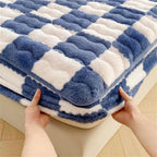 Fitted Sheet Flannel Velvet 10.6 Inch Deep Pocket