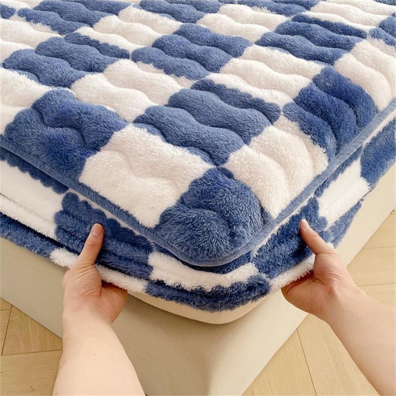 Fitted Sheet Flannel Velvet 10.6 Inch Deep Pocket