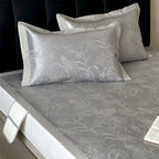 Fitted Sheet Satin Jacquard Reinforced Elastic Fit