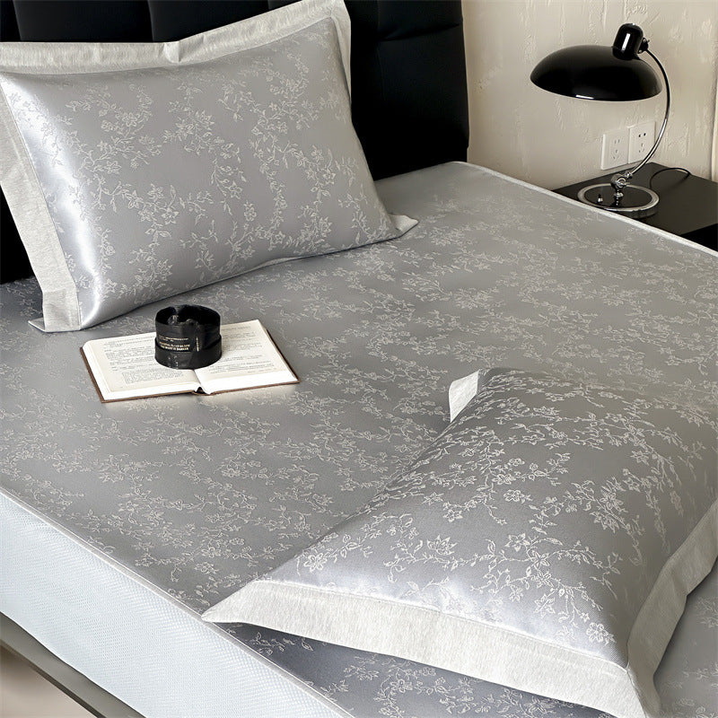 Fitted Sheet Satin Jacquard Reinforced Elastic Fit