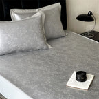 Fitted Sheet Satin Jacquard Reinforced Elastic Fit