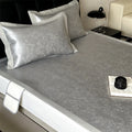 Fitted Sheet Satin Jacquard Reinforced Elastic Fit