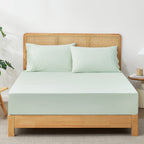 Fitted Sheet Set Japanese Cooling Fabric Deep Pockets