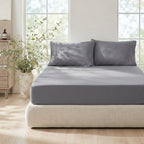 Fitted Sheet Set Japanese Cooling Fabric Deep Pockets