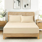Fitted Sheet Set Japanese Cooling Fabric Deep Pockets