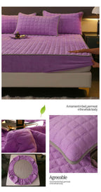 Fitted Sheet Ultra-Soft Breathable Cotton Elastic Fit