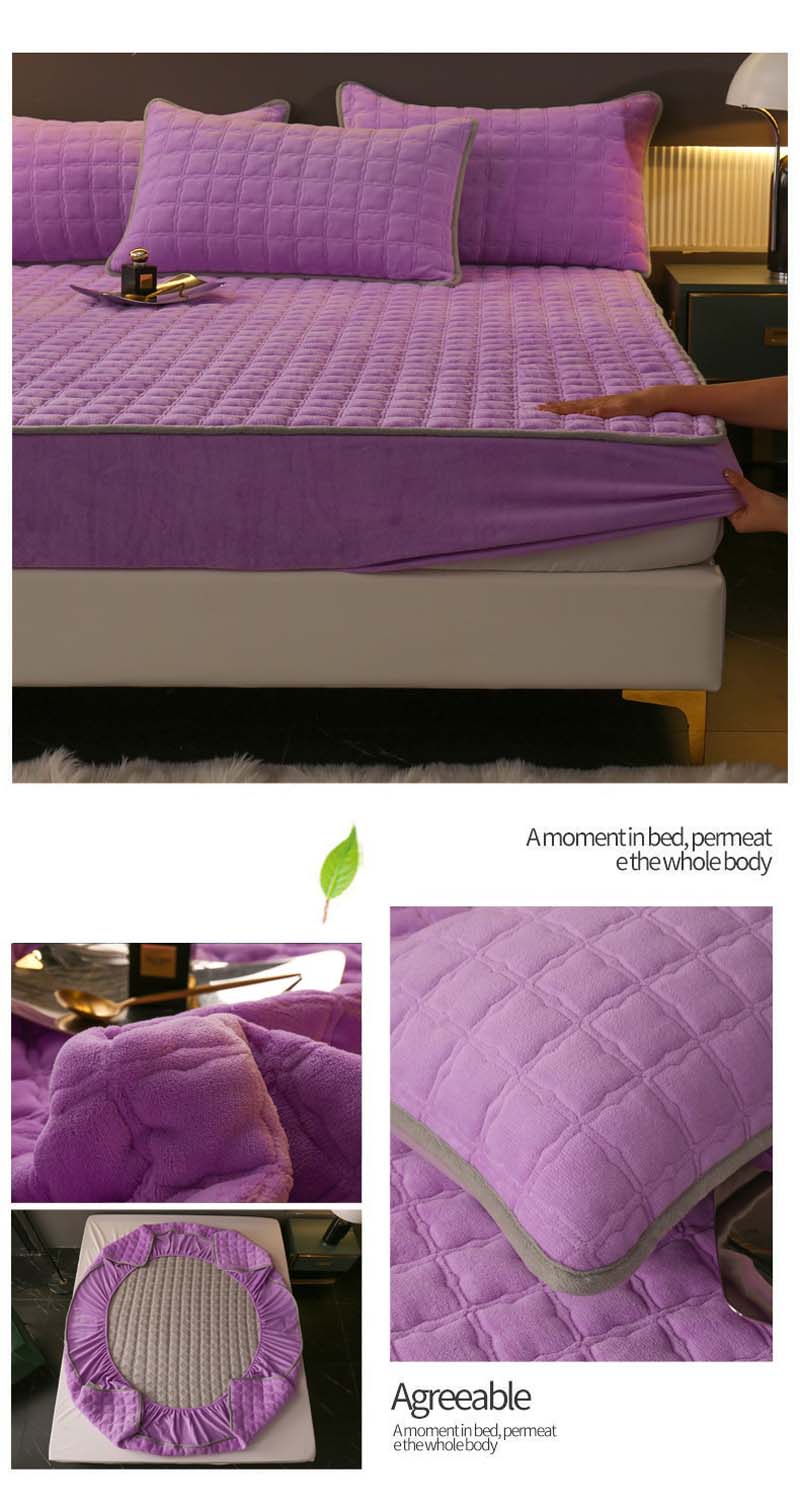 Fitted Sheet Ultra-Soft Breathable Cotton Elastic Fit