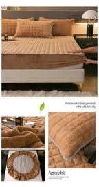 Fitted Sheet Ultra-Soft Breathable Cotton Elastic Fit