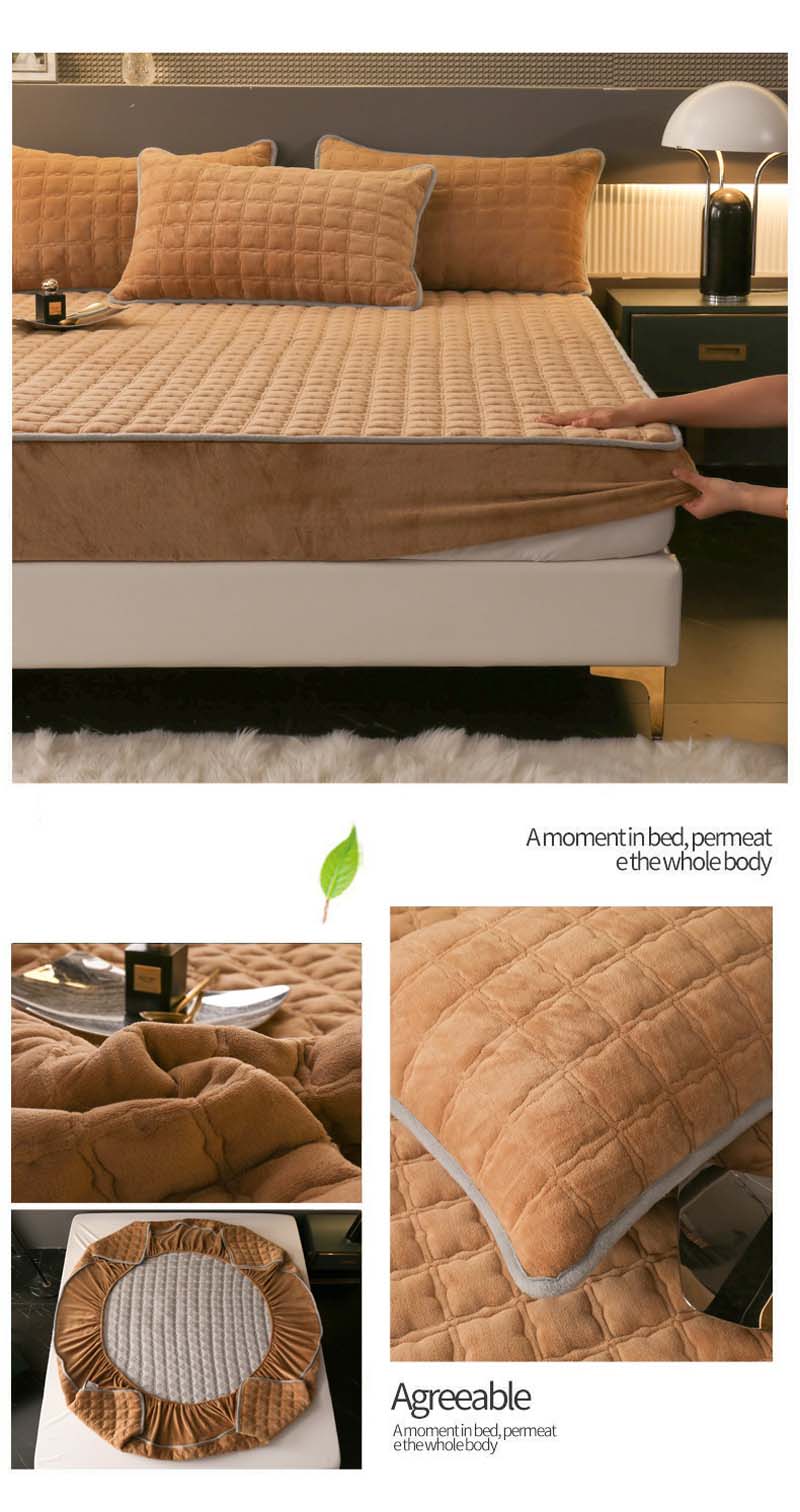 Fitted Sheet Ultra-Soft Breathable Cotton Elastic Fit