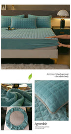 Fitted Sheet Ultra-Soft Breathable Cotton Elastic Fit
