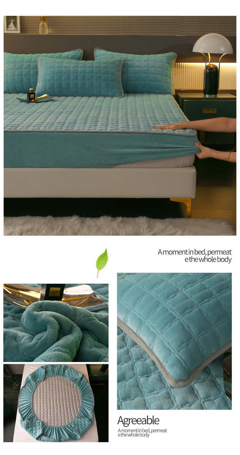 Fitted Sheet Ultra-Soft Breathable Cotton Elastic Fit