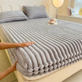 Fitted Sheet Ultra-Soft Ribbed Knit Elastic Corners