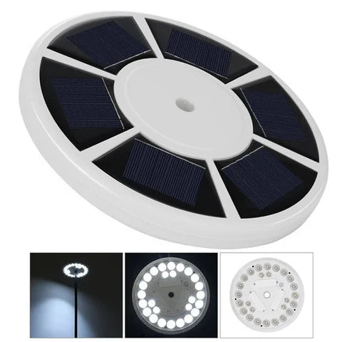 Flagpole Light Solar Dusk-to-Dawn Weather-Resistant
