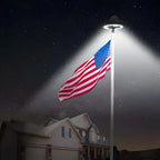 Flagpole Light Solar Dusk-to-Dawn Weather-Resistant