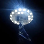 Flagpole Light Solar Dusk-to-Dawn Weather-Resistant