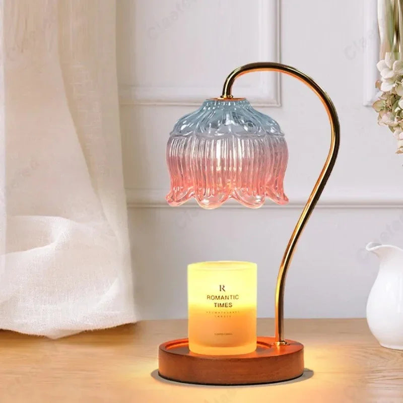 Flameless Adjustable Hanging Glass Candle Warmer Lamp (Plug-In)