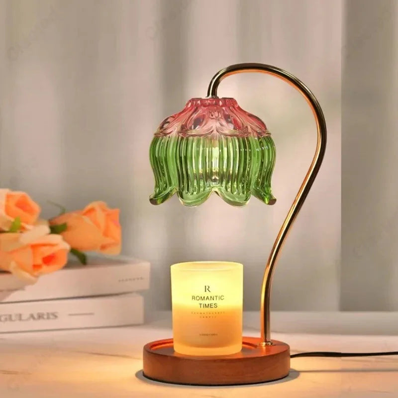 Flameless Adjustable Hanging Glass Candle Warmer Lamp (Plug-In)