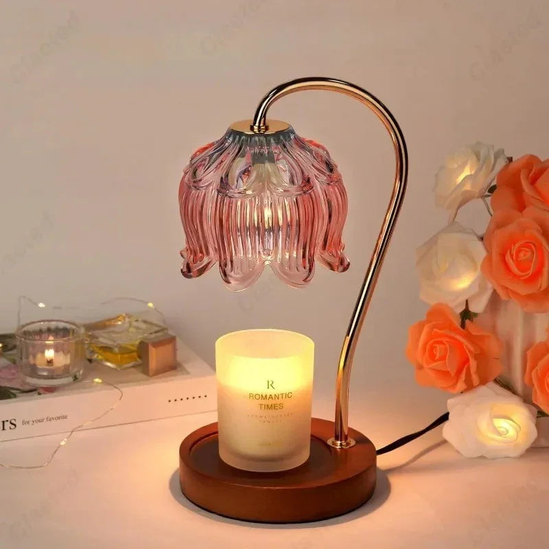 Flameless Adjustable Hanging Glass Candle Warmer Lamp (Plug-In)