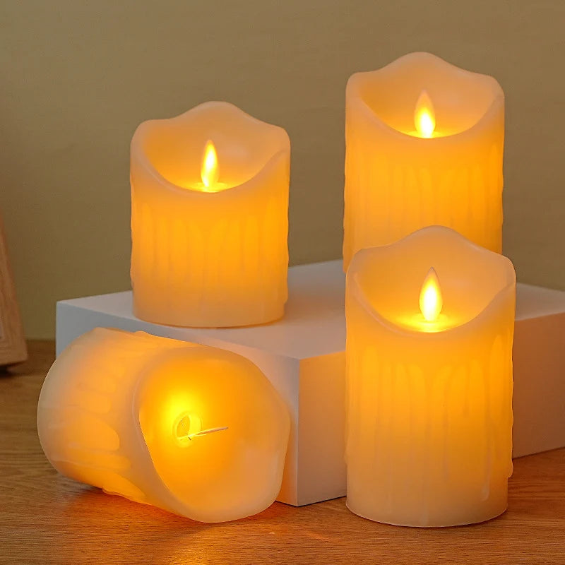 Flameless Candle Realistic Flicker Child & Pet Safe