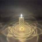 Flameless Candle Realistic Flicker Crystal-Textured Remote Control & Timer