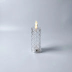Flameless Candle Realistic Flicker Crystal-Textured Remote Control & Timer