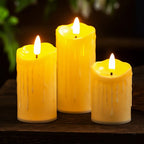 Flameless Candle Realistic Wax Finish Child & Pet Safe