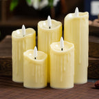 Flameless Candle Realistic Wax Finish Child & Pet Safe