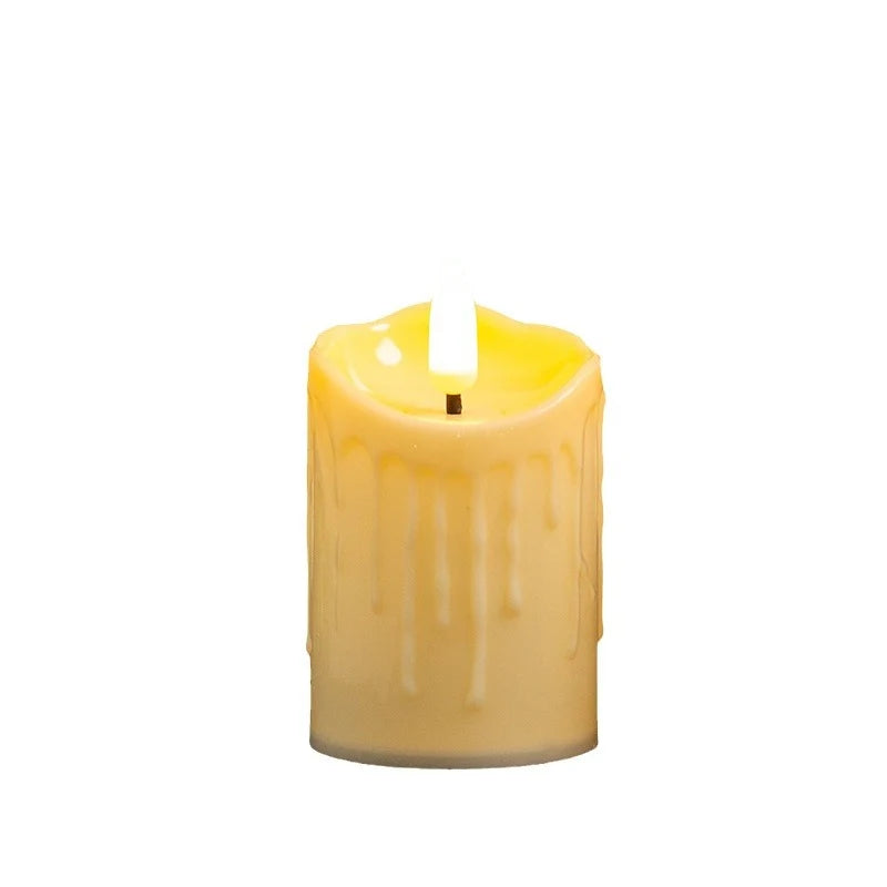 Flameless Candle Realistic Wax Finish Child & Pet Safe
