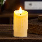 Flameless Candle Realistic Wax Flickering LED & Battery Operated