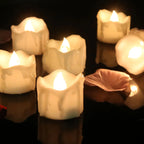Flameless Candle Set Flickering LED 60-Hour Battery 12-Pack