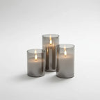 Flameless Candle Set Realistic Flicker Remote Control & Dimmable