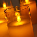 Flameless LED Candle Real Wax Flicker Remote & Timer