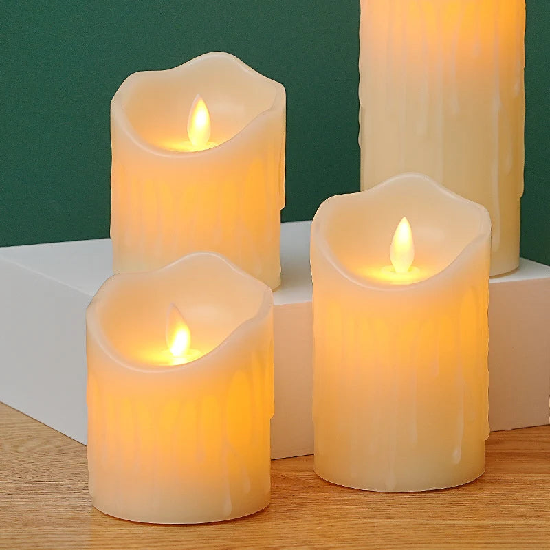 Flameless LED Candle Realistic Flicker Battery Operated