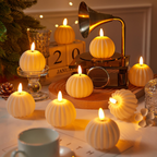 Flameless Realistic Flicker LED Block Candles