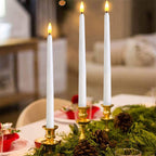 Flameless Realistic Flicker Remote-Controlled Taper Candles