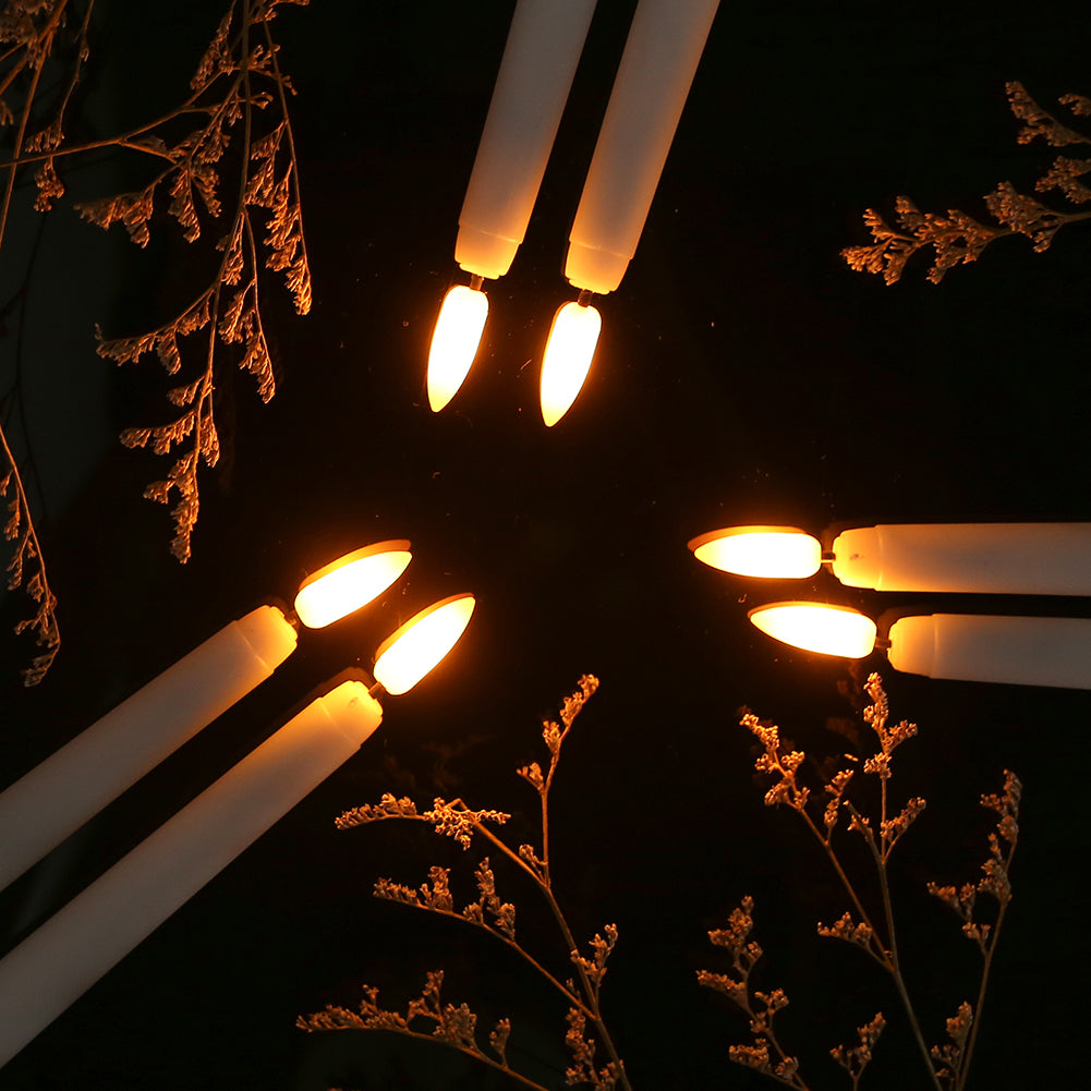 Flameless Realistic Flicker Remote-Controlled Taper Candles