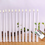 Flameless Realistic Flicker Remote-Controlled Taper Candles