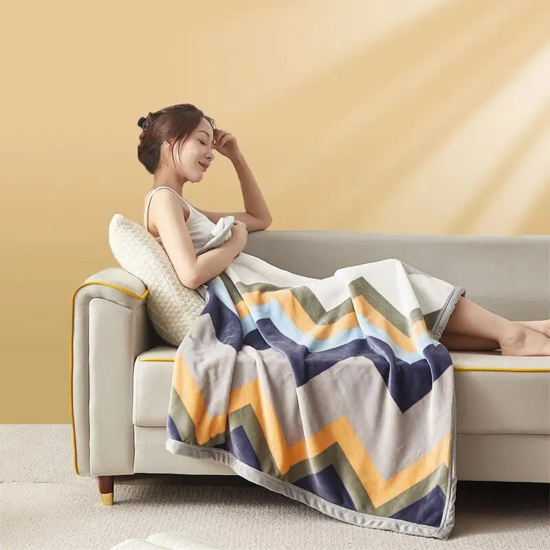 Flannel Blanket Thick Ultra-Soft Lightweight & Breathable