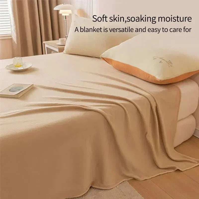 Flannel Blanket Thick Ultra-Soft Lightweight & Breathable