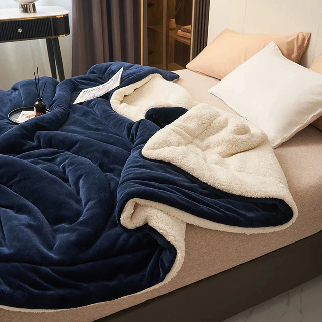 Flannel Fleece Blanket Plush Warmth Machine Washable