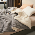 Flannel Fleece Blanket Plush Warmth Machine Washable