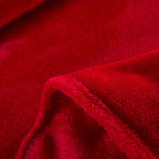Flannel Throw Blanket Breathable Polyester Machine Washable