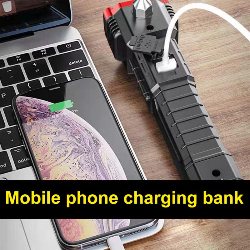 Flashlight 10W LED Rechargeable Magnetic Base Waterproof