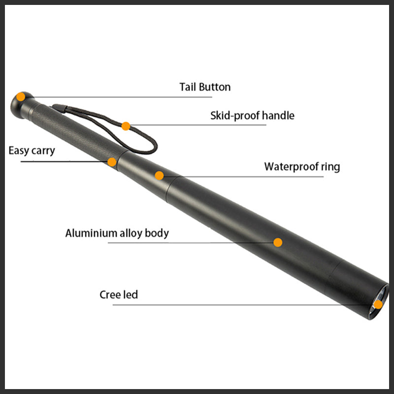 Flashlight Baseball Bat Design Three Modes