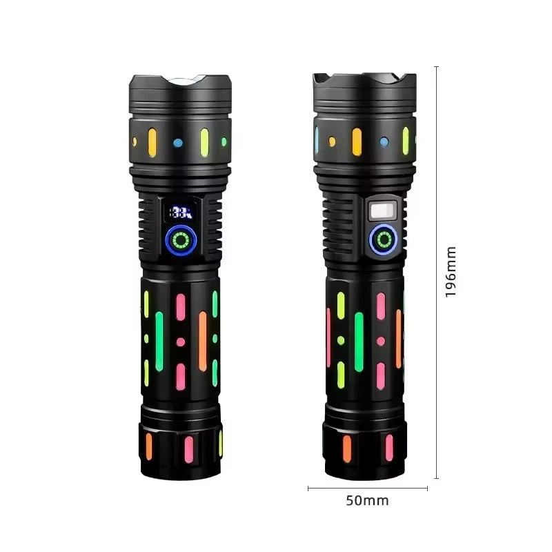 Flashlight Long-Range Beam Lightweight Aluminum