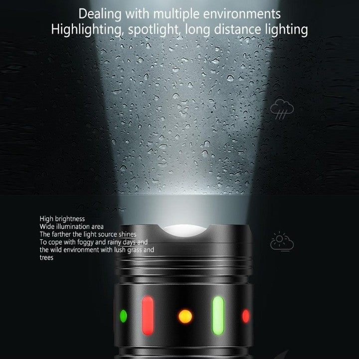 Flashlight Long-Range Beam Lightweight Aluminum