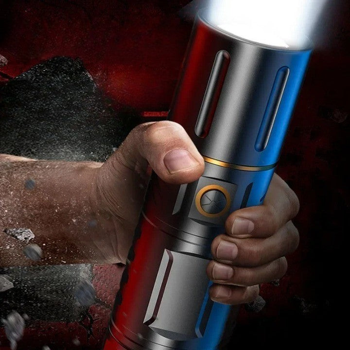 Flashlight Rechargeable 7000mAh Power Bank Waterproof Aluminum Alloy