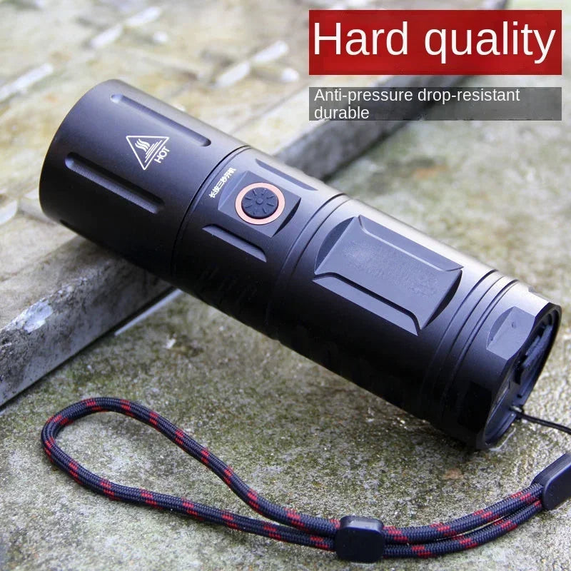 Flashlight Rechargeable 7000mAh Power Bank Waterproof Aluminum Alloy