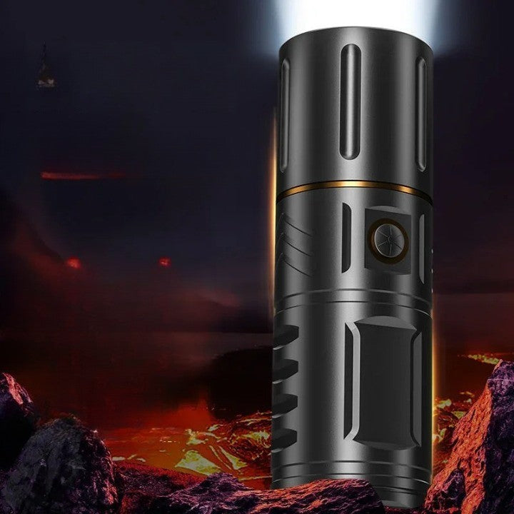 Flashlight Rechargeable 7000mAh Power Bank Waterproof Aluminum Alloy